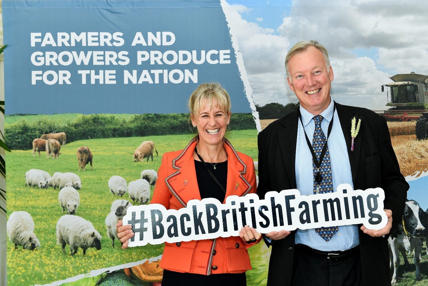 Sir Bill at Back British Farming Day